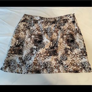 Size 14 Golf/tennis skort. Animal print